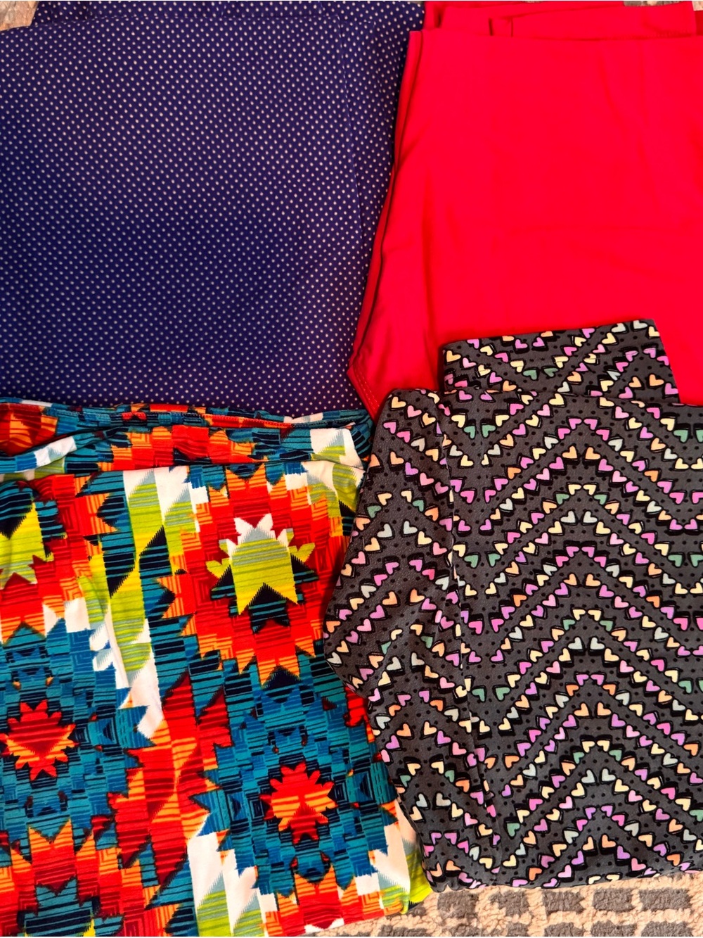 Colorful Mixed Skirt Bundle - Polka Dot, Hot Pink, Geo & Ethnic Prints $8/each